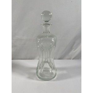 Vintage MCM Holmegaard Clear Glass Decanter with Stopper  13” Tall #237